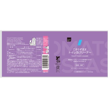 마츠키요 문지르지 않고 흘리는 변기 거품 클리너 본체 300ml