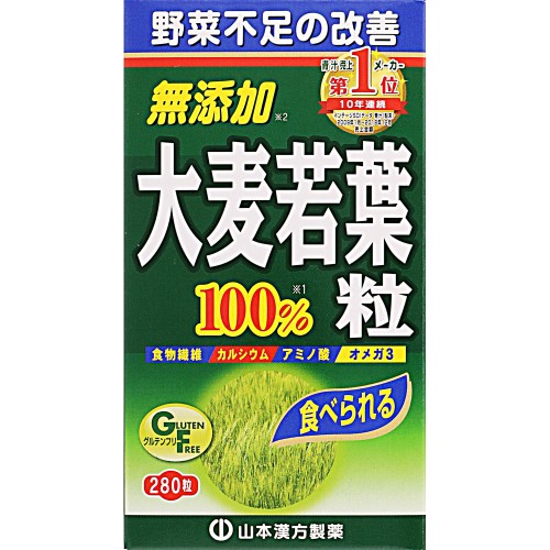 대맥 어린잎 청즙 알갱이 100% 280정 야마모토한방