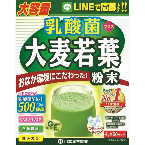유산균 대맥약엽 4g×60H 야마모토한방