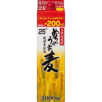 25도 엄청맛있는보리 팩 2000ml 다카마사무네