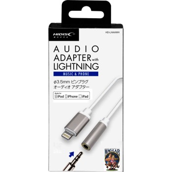 Audio Adapter with Lightning 3.5mm 핀 플러그 오디오 어댑터 이어폰 변환 잭