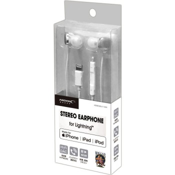 STREO 이어폰 for Lightning 화이트 아이폰용 이어폰 자기연구소