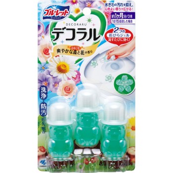 블루렛 데코라르 상쾌한 숲과 꽃향 7.5g×3개 고바야시제약