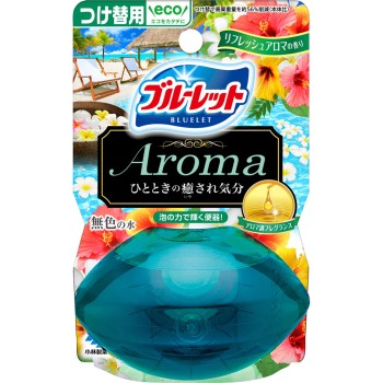액체 블루렛 내려놓기만 아로마 교체용 리프레쉬 아로마 향 70ml 고바야시제약