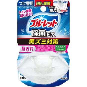 액체 블루렛 내려놓기만 살균 EX 교체품 무향 67ml 고바야시제약