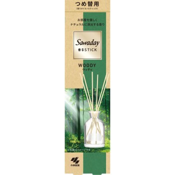 Sawaday 향기 나는 Stick 교체 우디 70ml 코바야시 제약