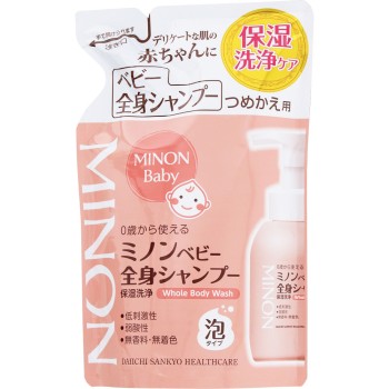 미논 베이비 전신 샴푸 리필용 300ml 다이이치산쿄 헬스케어