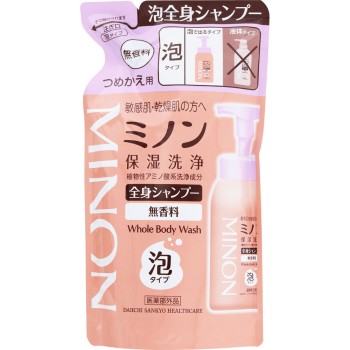 미노온전신샴푸거품 타입 리필400mL 다이이치산쿄 헬스케어