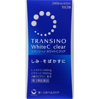 트란시노 화이트 C 클리어 240정 다이이치산쿄 헬스케어