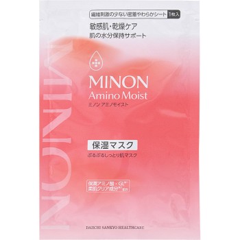 미노온 아미노 모이스트 촉촉피부마스크 22ml×4매입 다이이치산쿄 헬스케어