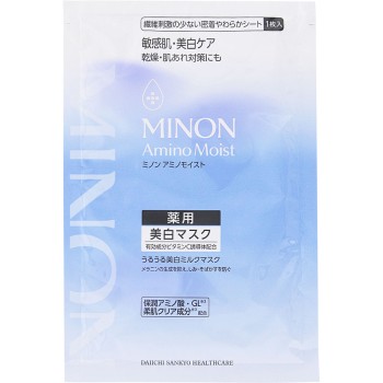 미노온 아미노 모이스트 미백밀크마스크 20ml×4매입 다이이치산쿄 헬스케어