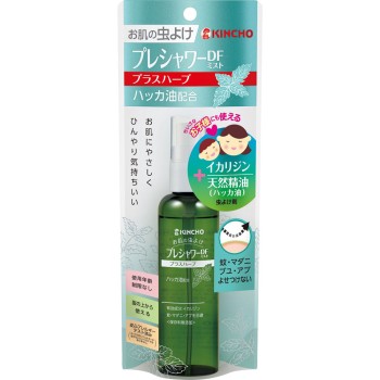 KINCHO 프레샤워 방충 스프레이 DF(디트프리) 미스트 플러스 허브 100ml 다이니혼죠충국