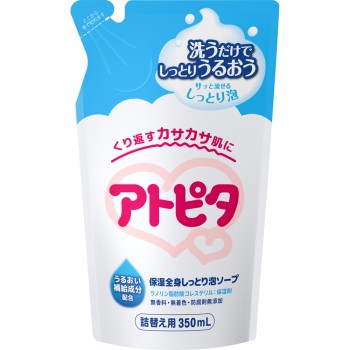 아토피타 보습 전신 촉촉 거품 솝 리필 350ml 단페이제약