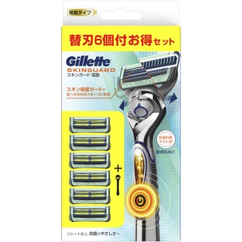 질레트 스킨 가드 플렉스 볼 파워 5B홀더포함 교체날6상점함 P&G재팬