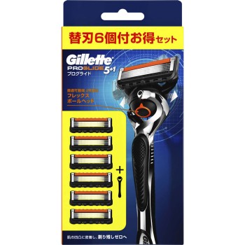 질레트 프로글라이드 매뉴얼 5B홀더포함 교체날6상점함 P&G재팬