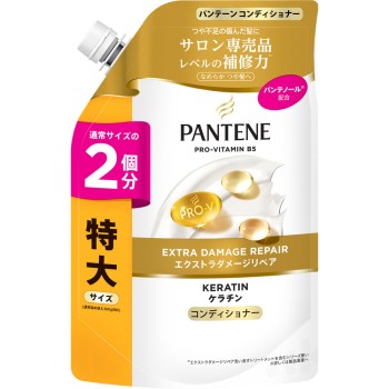 판텐 엑스트라 데미지 케어 트리트먼트 컨디셔너 리필 특대 600g P&G재팬