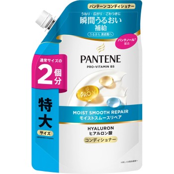 판텐 모이스트 스무스 케어 트리트먼트 컨디셔너 리필 특대사이즈 600g P&G재팬
