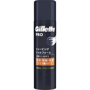 질레트 GillettePRO쉐이빙젤 폼 195g P&G재팬