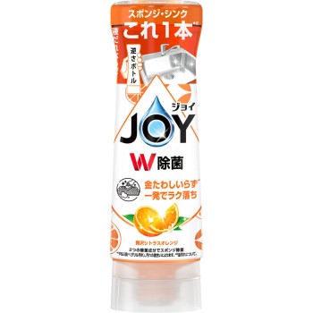 조이 W살균 식기용 세제 역방향 보틀 오렌지 본체 290ml P&G재팬
