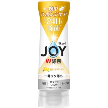 조이 W 제균 식기용 세제 거꾸로 보틀 레몬 본체 290ml P&G 재팬