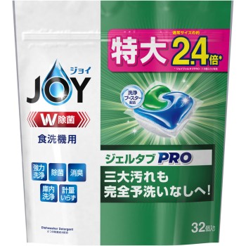 조이 젤탭 W 제균 식세기용 세제 32개 430g P&G 재팬