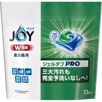 조이 젤탭 W제균 식기세척기용 세제 13개 174g P&G재팬