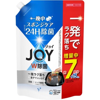 조이 W살균 식기용 세제 리필 초특대 증량 945ml P&G재팬