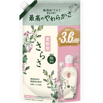 사라사 유연제 리필 초점보 1350ml P&G재팬