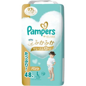 팬퍼스 피부에 가장 좋은 팬츠 울트라 점보 L 48매 P&G재팬