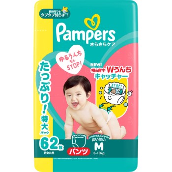 팬퍼스 보송보송 케어 팬츠 울트라 점보 M기기 62매 P&G재팬