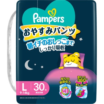 팬퍼스 굿나이트 팬츠 슈퍼 점보 L 30매 P&G재팬
