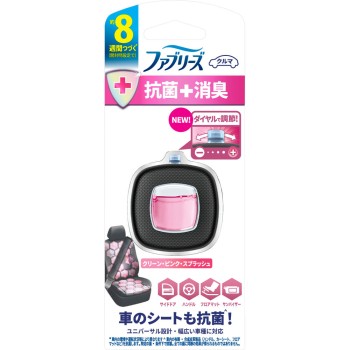 페브리즈 소취 방향제 차량용 이지 클립 항균 소취 클린·핑크·스플래시 2.5ml P&G재팬
