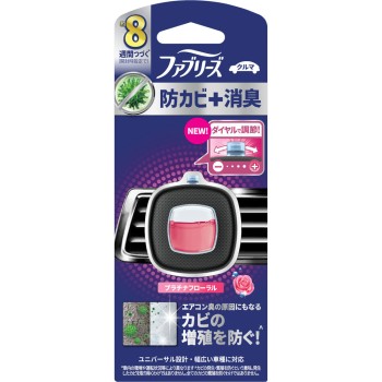 페브리즈 소취 방향제 차량용 이지 클립 곰팡이 방지 소취 플래티넘 플로럴 2.5ml P&G재팬