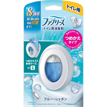 파브리즈 소취 방향제 화장실용 블루 샤봉 리필 포함 본체 케이스 6.3ml P&G 재팬