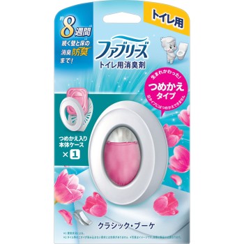 파브리즈 소취 방향제 화장실용 클래식 부케 리필 포함 본체 케이스 6.3ml P&G 재팬