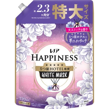 레노아 해피니스 꿈같이 부드러운 감촉 유연제 화이트 머스크 720mL P&G재팬