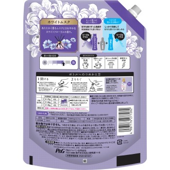 레노아 해피니스 꿈같이 부드러운 감촉 유연제 화이트 머스크 720mL P&G재팬