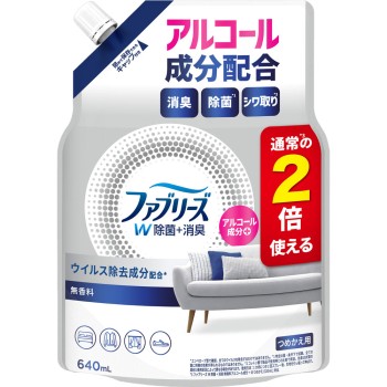 파브리즈 W살균 무향 알코올 성분 포함 특대 640mL P&G재팬