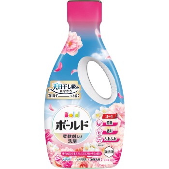 볼드 유연제 포함 세탁 세제 액체 화려한 햇살과 프리미엄 블로섬향 본체 680g P&G 재팬