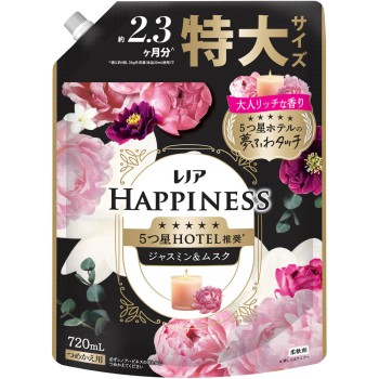 레노아 해피니스 꿈 부드러운 터치 자스민&머스크향 리필 초특대 720ml P&G 재팬