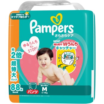 팬퍼스 보송보송 케어 팬츠 메가 점보 M 기기 88매 P&G재팬