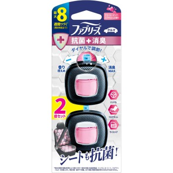 페브리즈 이지 클립 항균 엑스퍼트 클린·핑크·스플래시 2개 팩 2.5ml×2 P&G재팬