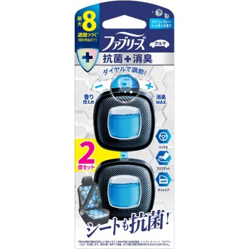 페브리즈 이지 클립 항균 엑스퍼트 클린·블루·샤본 2개 팩 2.5ml×2 P&G재팬