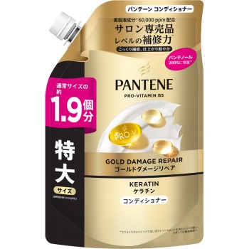 판텐 골드 데미지 리페어 컨디셔너 리필 초특대 500g P&G 재팬