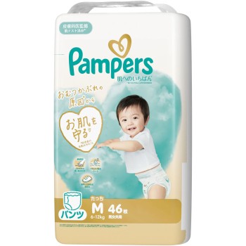 팬퍼스 첫 피부를 위한 최고 팬츠 슈퍼 점보 M 잡고서기 46매 P&G재팬