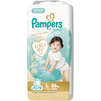 팬퍼스 첫 피부를 위한 최고 팬츠 슈퍼 점보 L 36매 P&G재팬