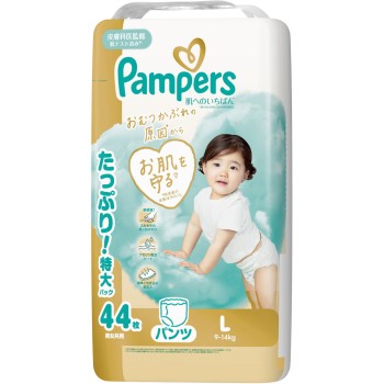 팬퍼스 첫 피부를 위한 최고 팬츠 울트라 점보 L 44매 P&G재팬