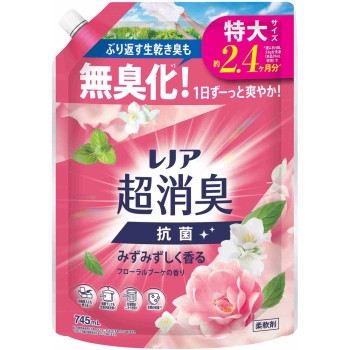 레노아 초소취 플로럴 부케 리필 특대 745mL P&G재팬