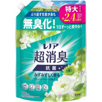 레노아 초소취 프레시 그린 리필 특대 745mL P&G재팬