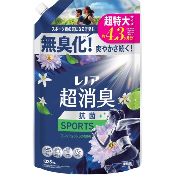 레노아 초소취 스포츠 시트러스 리필 초특대 1335mL P&G재팬